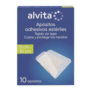 APÓSITO ESTÉRIL ALVITA 8X10 CM 10 UDS