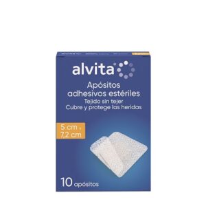 APÓSITO ESTÉRIL ALVITA 5X7,2CM 10 UDS