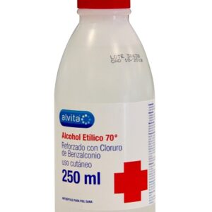 ALCOHOL ETILICO 70º ALVITA 250 ML
